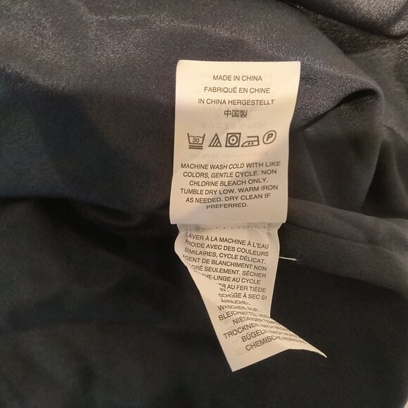 J Crew Blue Velvet Ruffle Hem Dress Sleeveless Size2 - Picture 7 of 9